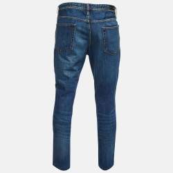 Just Cavalli Blue Denim Regular Fit Jeans M/Waist 36"