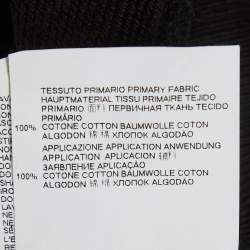 Pre Owned Just Cavalli Black SKull Printed Cotton Knit Jumper L