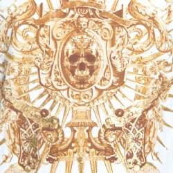 Pre Owned Just Cavalli White Metallic Skull Print Short Sleeve T-Shirt XL