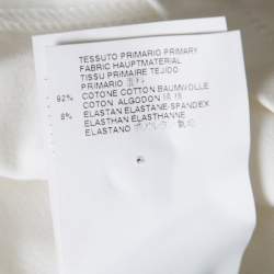 Pre Owned Just Cavalli White Metallic Skull Print Short Sleeve T-Shirt XL