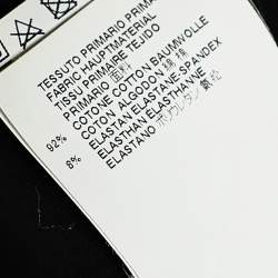 Pre Owned Just Cavalli Black Printed Cotton Knit Round Neck T-Shirt L