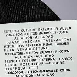 Pre Owned Just Cavalli Black Cotton Paneled Button Front Shirt XL