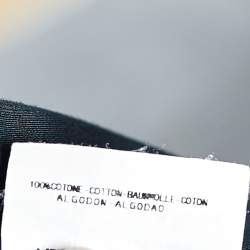 Pre Owned Just Cavalli Black Embellished Cotton Button Front Shirt XXL