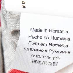 Pre Owned Just Cavalli Pink and Grey Striped Crew Neck T-Shirt XL