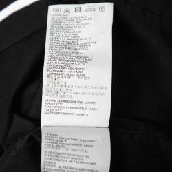 Pre Owned Just Cavalli Black Cotton Button Front Long-Sleeve Shirt S