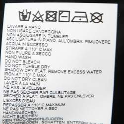 Pre Owned Just Cavalli Black Patterned Cotton Button Front Shirt S 