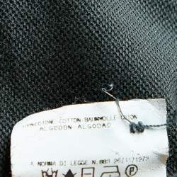 Just Cavalli Olive Green Cotton Pique Long Sleeve Polo T-Shirt L