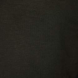 Just Cavalli Olive Green Cotton Pique Long Sleeve Polo T-Shirt L