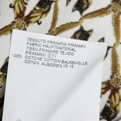 Pre Owned Just Cavalli Multicolor Printed Cotton Button Down Shirt XXL