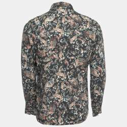 Just Cavalli All-Over Print Button Front Full Sleeve Shirt M