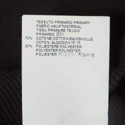 Pre Owned Just Cavalli Black Eagle Embroidered Cotton Crew Neck Sweatshirt L