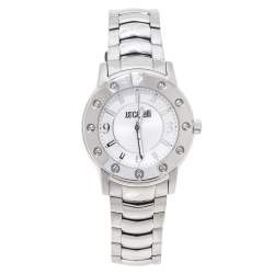 Pre Owned Just Cavalli Silver Stainless Steel R7253661115 Men's Wristwatch 41 mm
