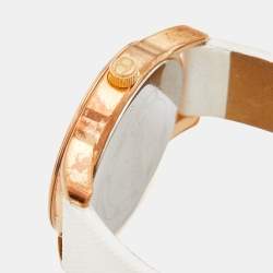 Pre Owned Just Cavalli Mother of pearl Rose Gold Plated Stainless Steel R7251127501c Women's Wristwatch 38 mm