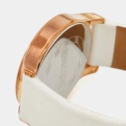 Pre Owned Just Cavalli Mother of pearl Rose Gold Plated Stainless Steel R7251127501c Women's Wristwatch 38 mm