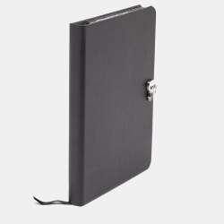 Karl Lagerfeld Ikonik Silver Tone Book and Pen Set