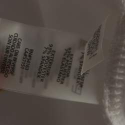 Pre Owned Karl Lagerfeld White Logo Applique Scuba Jersey Sweatshirt L