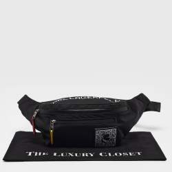 Pre Owned Karl Lagerfeld Black Nylon K/Pixel Belt Bag