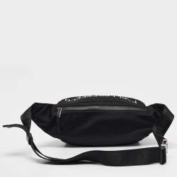 Pre Owned Karl Lagerfeld Black Nylon K/Pixel Belt Bag
