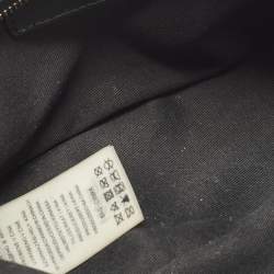 مملوكة مسبقًا Karl Lagerfeld Double Zip Black Leather Belt Bag