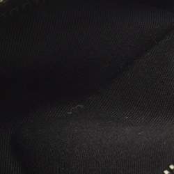 مملوكة مسبقًا Karl Lagerfeld Double Zip Black Leather Belt Bag