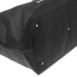 Pre Owned حقيبة كارل لاغرفيلد رو أس تي-غويلاوم ويكإندر دوفيل كانفاس مقوى أسود 