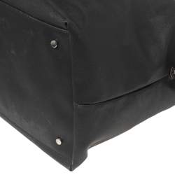 Pre Owned حقيبة كارل لاغرفيلد رو أس تي-غويلاوم ويكإندر دوفيل كانفاس مقوى أسود 