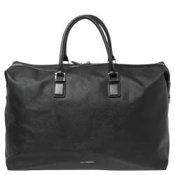 Pre Owned حقيبة كارل لاغرفيلد رو أس تي-غويلاوم ويكإندر دوفيل كانفاس مقوى أسود 