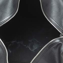 Pre Owned حقيبة كارل لاغرفيلد رو أس تي-غويلاوم ويكإندر دوفيل كانفاس مقوى أسود 