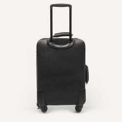 Karl Lagerfield Black Coated Canvas K/IKONIC Trolley bag