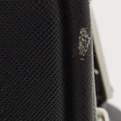 Karl Lagerfield Black Coated Canvas K/IKONIC Trolley bag