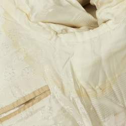 Pre Owned Kenzo Homme Beige Cotton & Linen Blend Single Breasted Blazer L