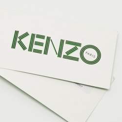 مملوكة مسبقًا Kenzo Navy Blue/White Nylon Tiger Embroidered Belt Bag