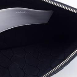 Pre Owned Kenzo Multicolor Leather And Patent Leather Zip Pouch