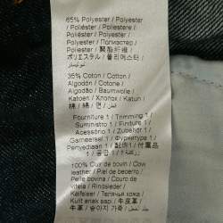 Kenzo Navy Blue Denim Roll-Up Slim Jeans S Waist 31"