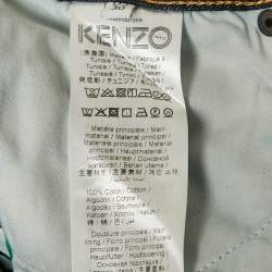 Kenzo Navy Blue Denim Roll-Up Slim Jeans S Waist 31"