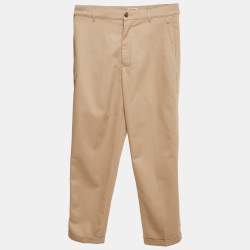Kenzo Beige Gabardine Chino Trousers S