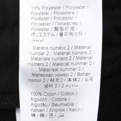 Kenzo Black Jersey Logo Print Short L