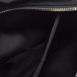 Pre Owned Kenzo Black Fabric Tiger Varsity Embroidered Crossbody Bag