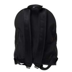 Pre Owned Kenzo Black Nylon Embroidered Tiger Backpack