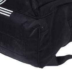 Pre Owned Kenzo Black Nylon Logo Backpack