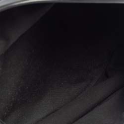 Pre Owned Kenzo Black Leather Tiger Embroidered Belt Bag