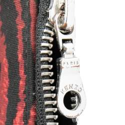 Kenzo x H&M Multicolor Animal Print And Geometric Pattern Nylon Pouch
