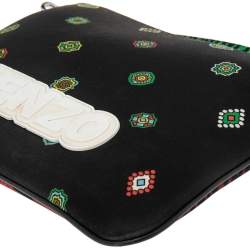 Kenzo x H&M Multicolor Animal Print And Geometric Pattern Nylon Pouch