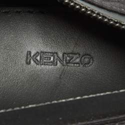 Pre Owned Kenzo Black Nylon and Faux Leather Crossbody Bag