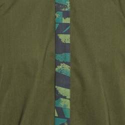 Kenzo Green Cotton Button Front Shirt XL