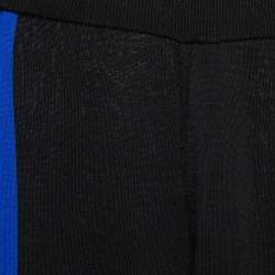 Kenzo Black Jersey Contrast Trimmed Joggers M