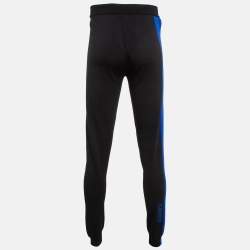 Kenzo Black Jersey Contrast Trimmed Joggers M