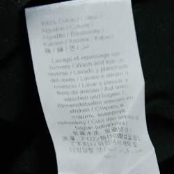 Pre Owned Kenzo Black Boke Boy Travels Print Cotton T-Shirt S