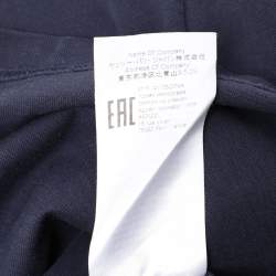 Pre Owned Kenzo Navy Blue Cotton Tiger Print T-Shirt S