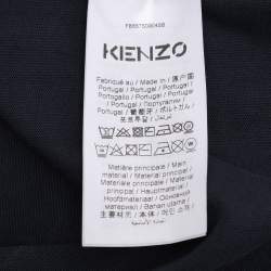 Kenzo Navy Blue Cotton T-Shirt XL